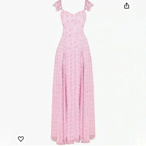 LoveShackFancy Pink Maxi Dress